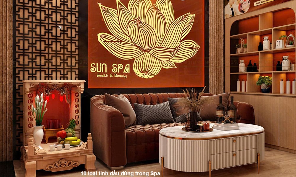 10 loại tinh dầu dùng trong Spa